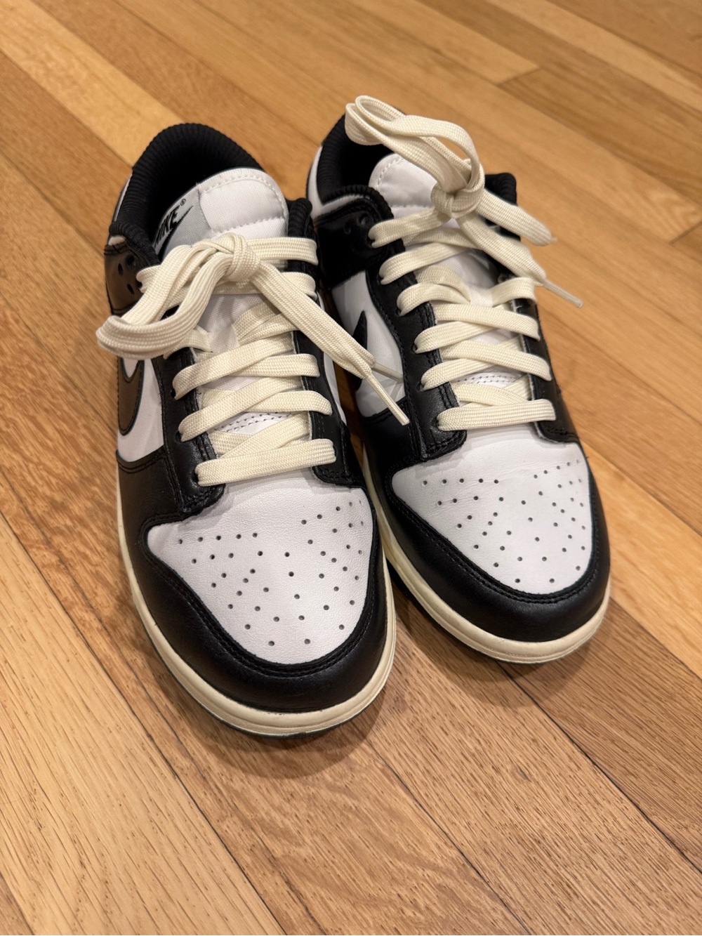 Nike DUNK Low Vintage Panda Women’s Sneakers in Black, White & Cream